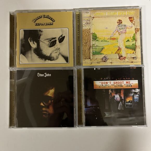 4 CD Lot Elton John Releases Yellow Brick Road, Honky Chateau Elton John - Picture 11 of 11